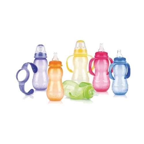 בקבוק ללא טיפטוף פיה רחבה NUBY