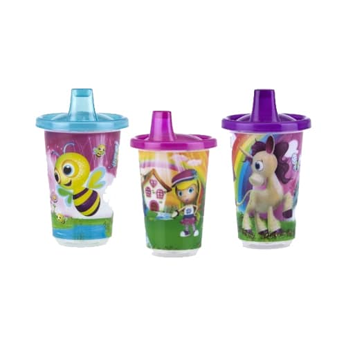 כוס ומכסה מצוירם נסיכות NUBY