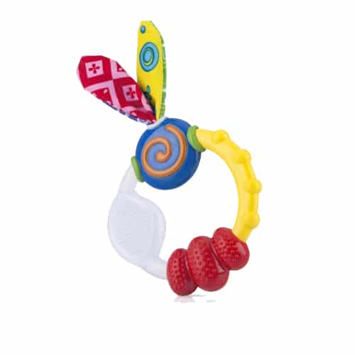 נשכן טבעת משולב סיליקון NUBY