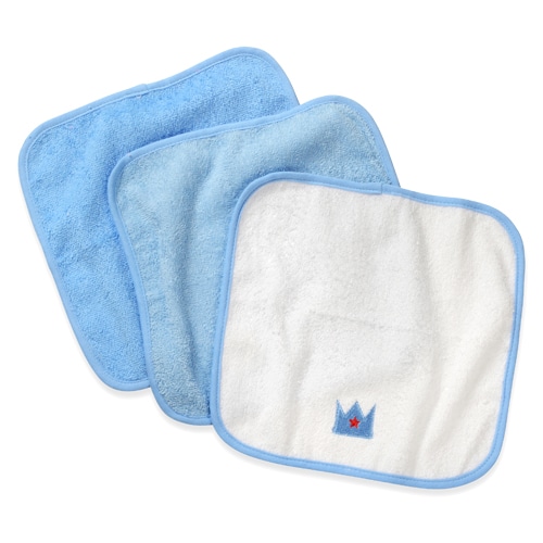 סט מגבות פנים כתר כחול