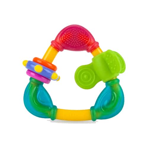 נשכן צעצוע משולש עם פינות רכות NUBY