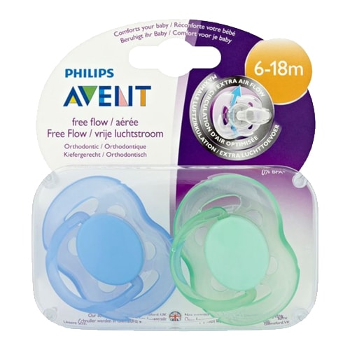 AVENT זוג מוצצים פרי פלואו