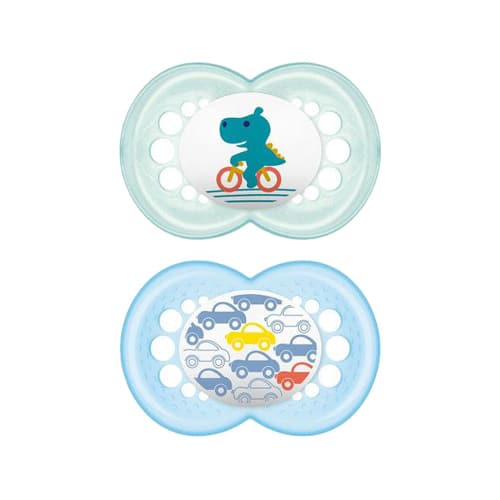 זוג מוצצים 6+ זמן לאהבה בן MAM