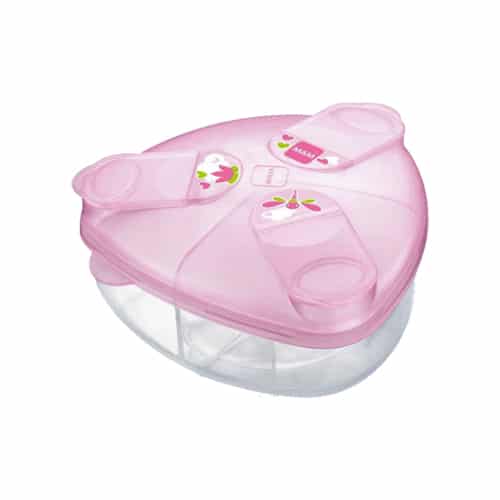 מחלק מנות 3 תאים צבע ורוד MAM