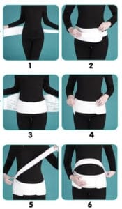 שלבי לבישת החגורה